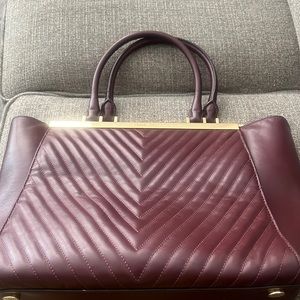 Burgundy Michael Kors purse